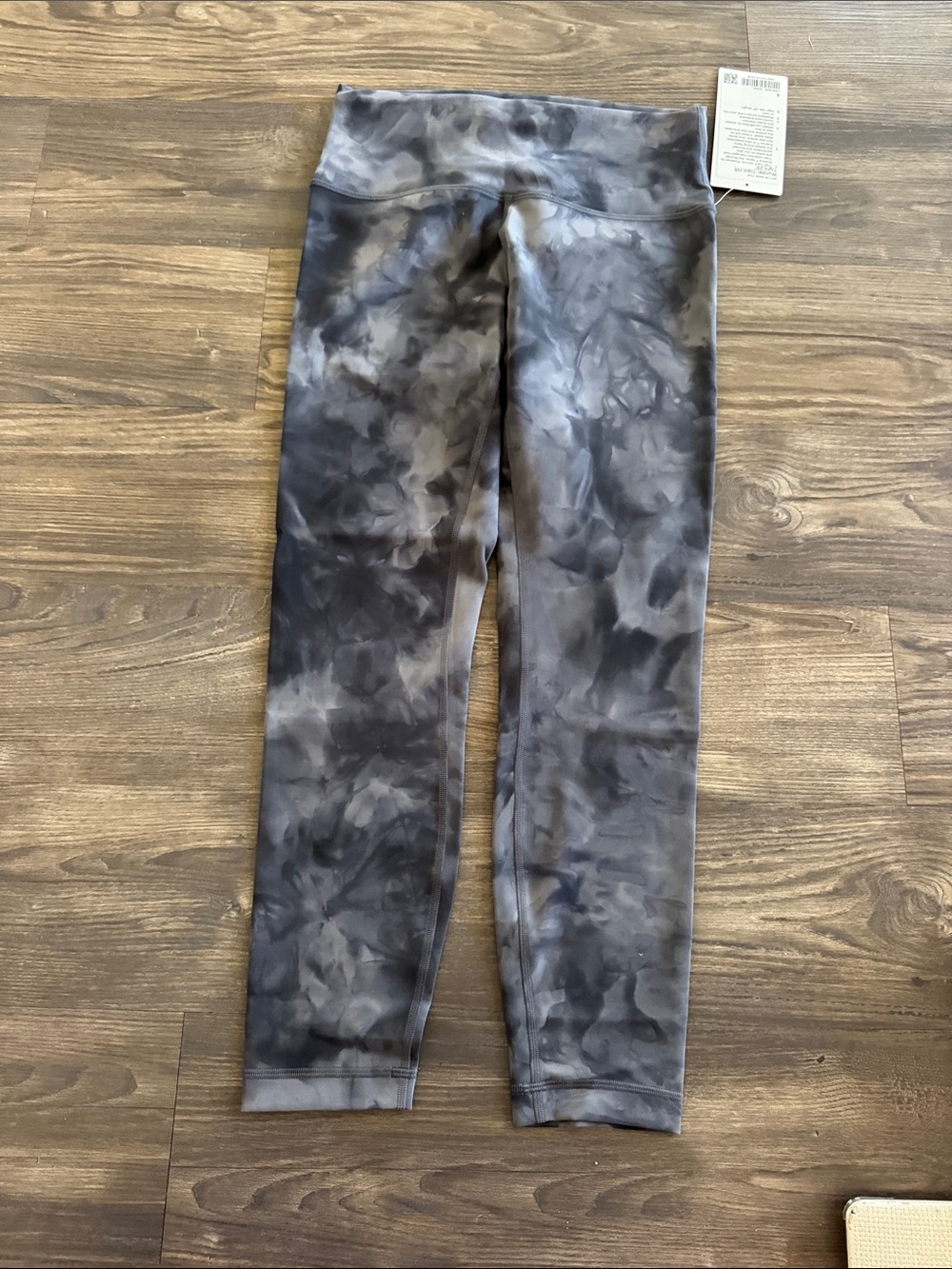 lululemon athletica Women’s Wunder Train Gray Tie-Dye Active Leggings